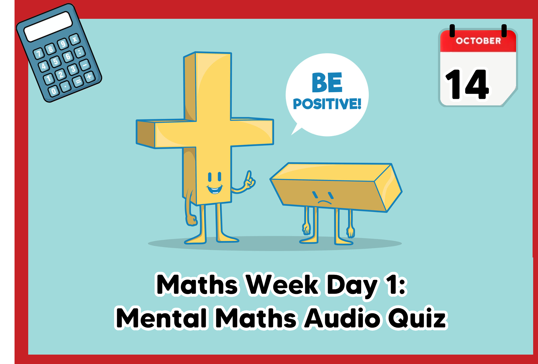 MATHS WEEK DAY 1: Maths Audio Quiz 